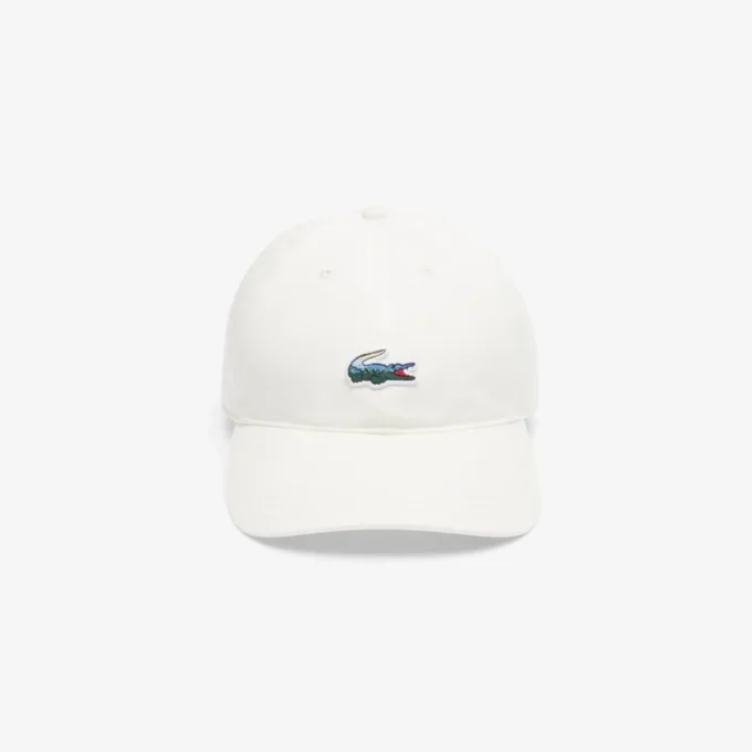 Gorra unisex de algodón con cocodrilo en horizontal