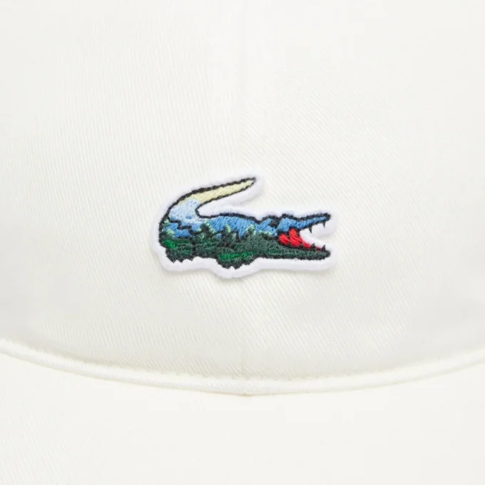 Gorra unisex de algodón con cocodrilo en horizontal