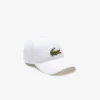 Gorra unisex de sarga de algodón con insignia de cocodrilo