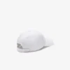Gorra unisex de sarga de algodón con insignia de cocodrilo