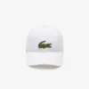 Gorra unisex de sarga de algodón con insignia de cocodrilo