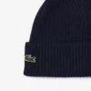 Gorro de cachemira acanalado para mujer