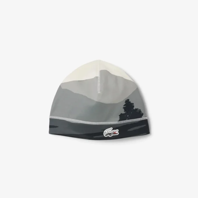 Gorro de forro polar con estampado de Deporte Landscape para hombre