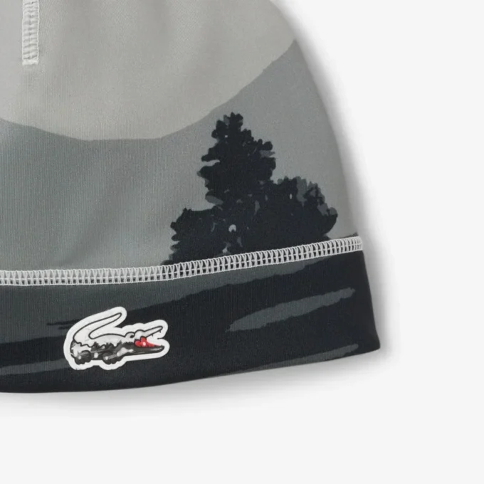 Gorro de forro polar con estampado de Deporte Landscape para hombre