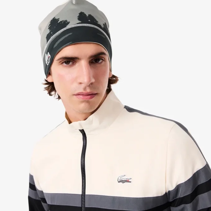 Gorro de forro polar con estampado de Deporte Landscape para hombre
