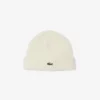 Gorro de lana unisex con puño acanalado