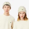 Gorro de lana unisex con puño acanalado