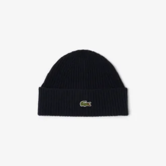 Gorro unisex de punto elástico de lana