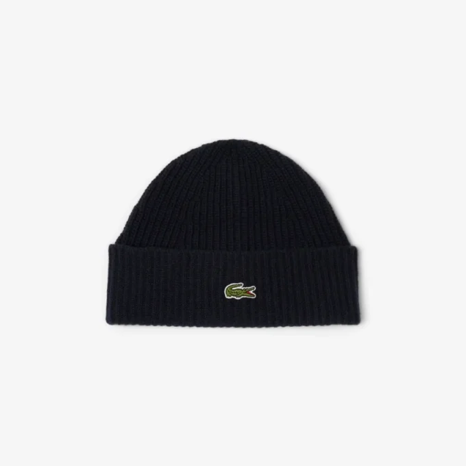 Gorro unisex de punto elástico de lana