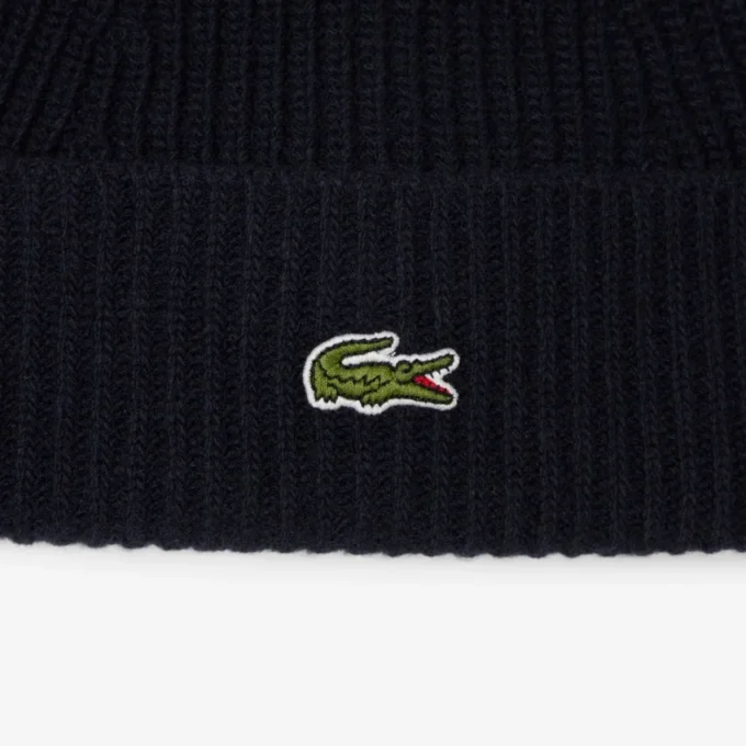 Gorro unisex de punto elástico de lana