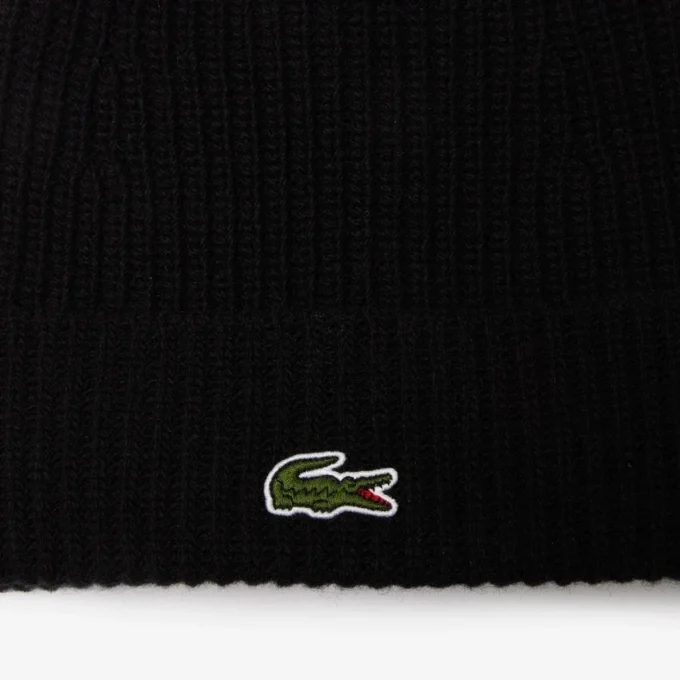 Gorro unisex de punto elástico de lana