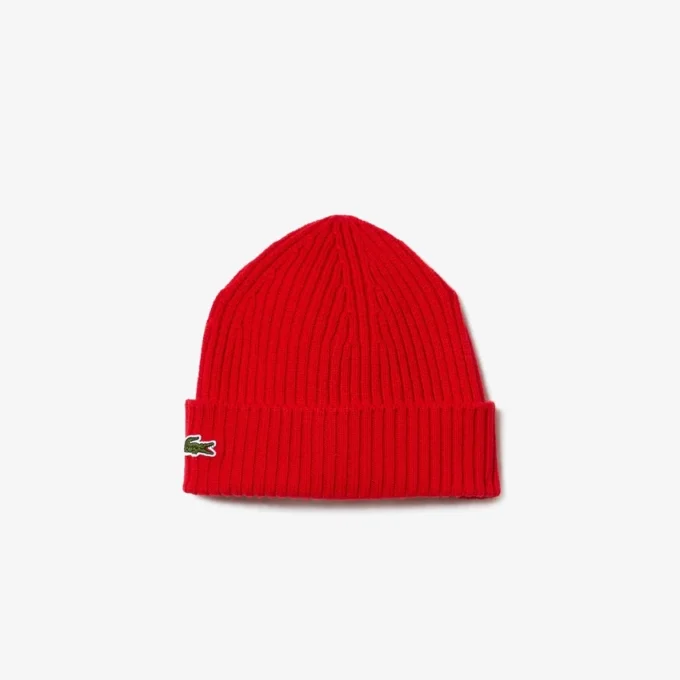Gorro unisex de punto elástico de lana cepillada