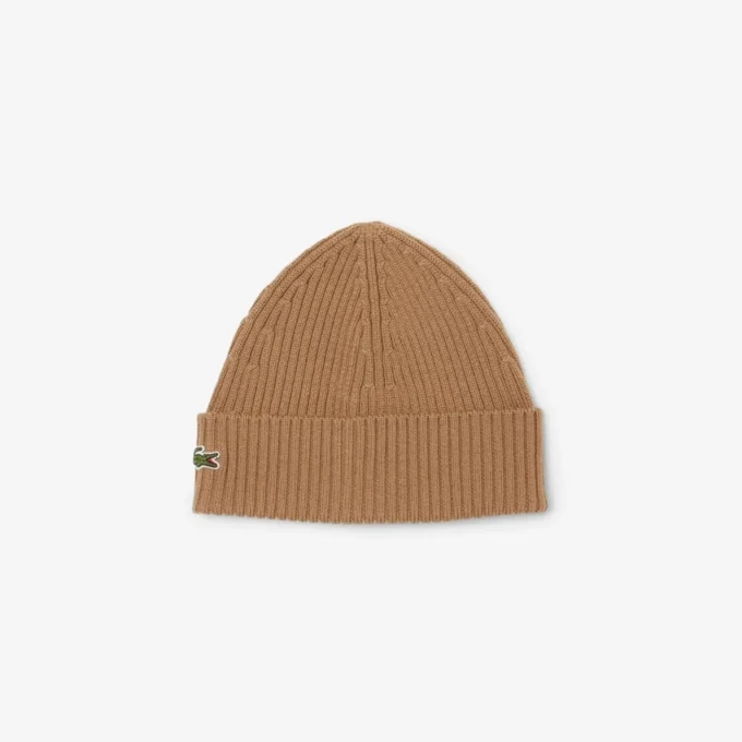 Gorro unisex de punto elástico de lana cepillada