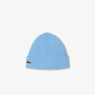 Gorro unisex de punto elástico de lana cepillada
