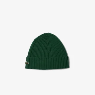 Gorro unisex de punto elástico de lana cepillada