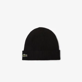 Gorro unisex de punto elástico de lana cepillada