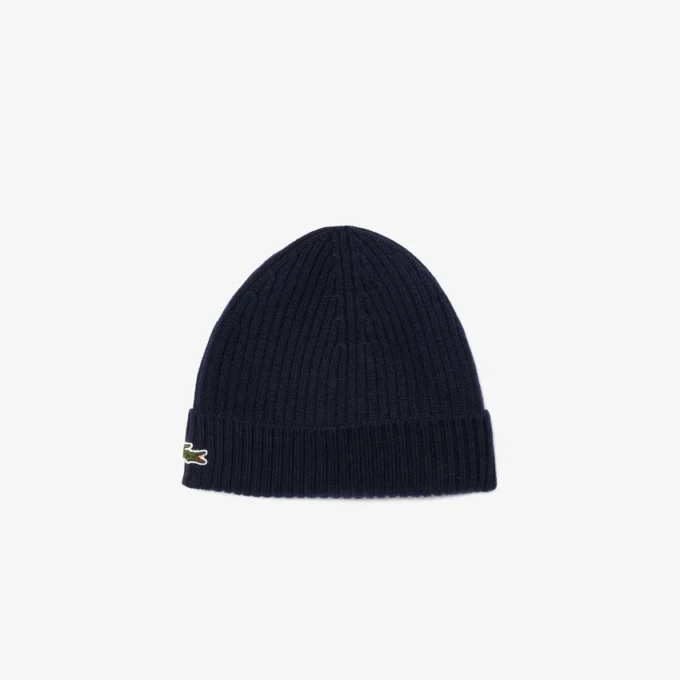Gorro unisex de punto elástico de lana cepillada