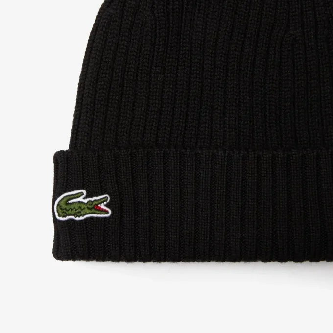 Gorro unisex de punto elástico de lana cepillada