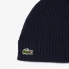Gorro unisex de punto elástico de lana cepillada