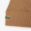 Gorro unisex de punto elástico de lana cepillada