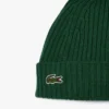 Gorro unisex de punto elástico de lana cepillada