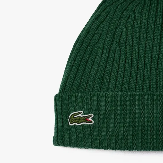 Gorro unisex de punto elástico de lana cepillada