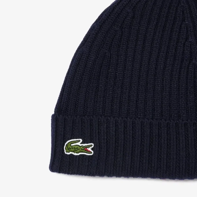 Gorro unisex de punto elástico de lana cepillada