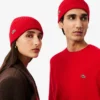 Gorro unisex de punto elástico de lana cepillada