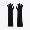 Guantes de jersey de lana para mujer