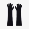 Guantes de jersey de lana para mujer