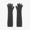Guantes de jersey de lana para mujer