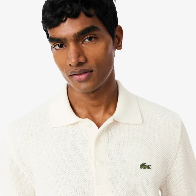 Jersey con cuello polo de la edición Archive, fabricado en Francia
