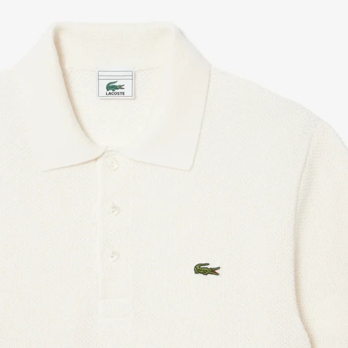 Jersey con cuello polo de la edición Archive, fabricado en Francia