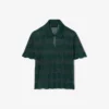 Jersey con cuello polo de punto calado Runway
