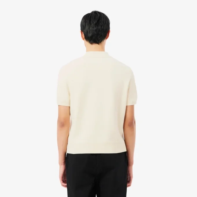 Jersey con cuello polo y detalle de la insignia «Made in France»