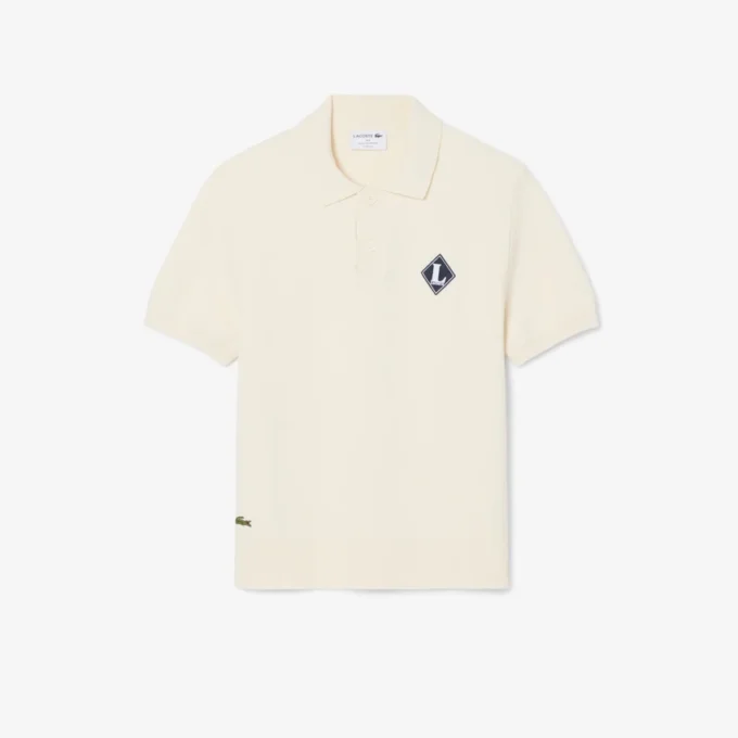 Jersey con cuello polo y detalle de la insignia «Made in France»