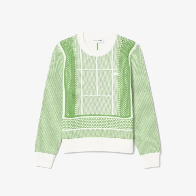Jersey con estampado de pista de Tenis