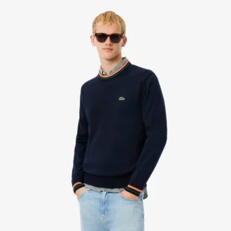 Jersey de algodón a rayas para hombre