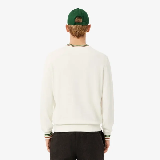 Jersey de algodón a rayas para hombre