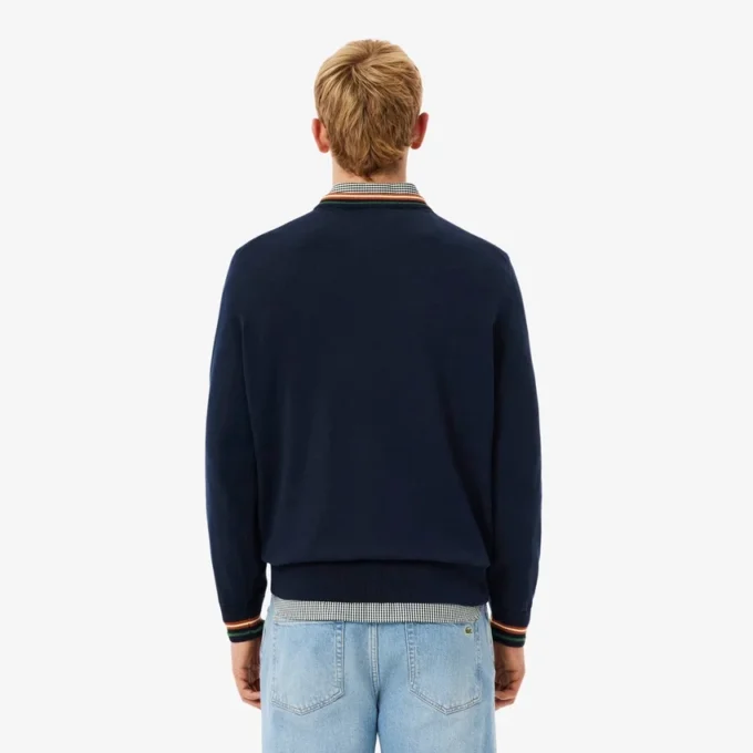 Jersey de algodón a rayas para hombre