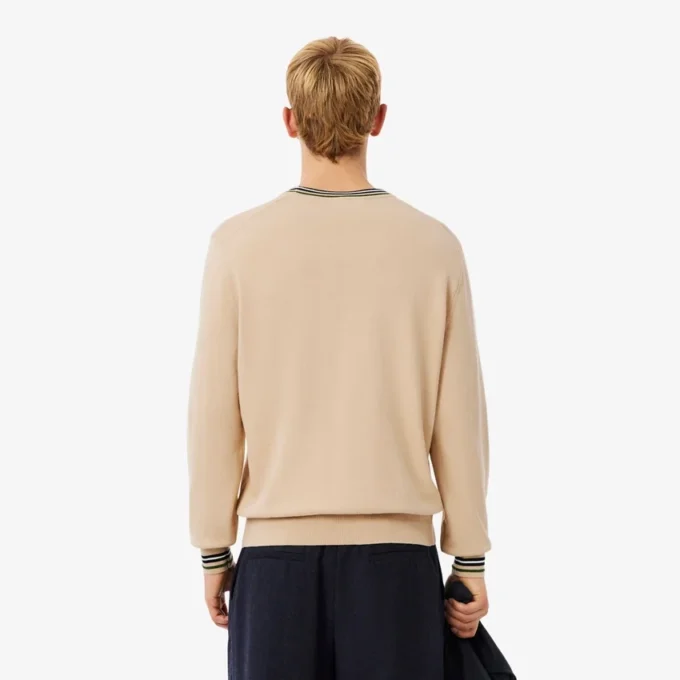 Jersey de algodón a rayas para hombre