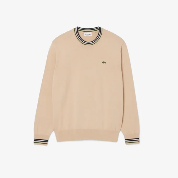 Jersey de algodón a rayas para hombre
