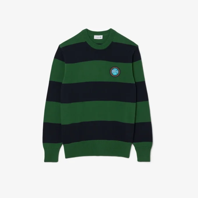 Jersey de algodón a rayas para hombre