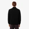 Jersey de algodón con cuello alto y cremallera para hombre