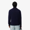 Jersey de algodón con cuello alto y cremallera para hombre
