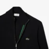 Jersey de algodón con cuello alto y cremallera para hombre