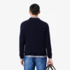 Jersey de algodón con cuello en V para hombre