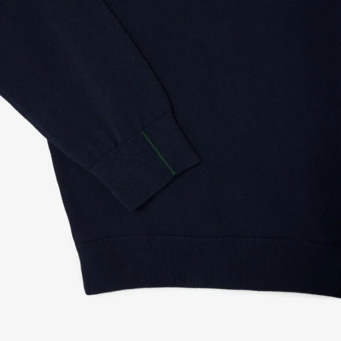 Jersey de algodón con cuello en V para hombre