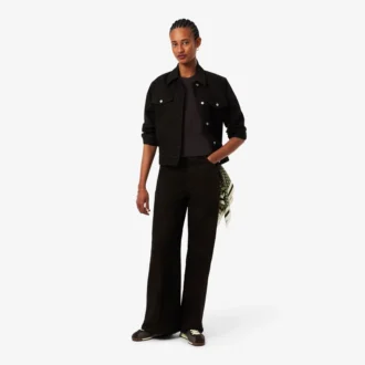 Jersey de algodón con cuello redondo