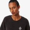 Jersey de algodón con cuello redondo